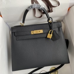 ケリー28cm ヴォーエプソンヴォーエプソンBlack ブラックケリー28cm Epsom 