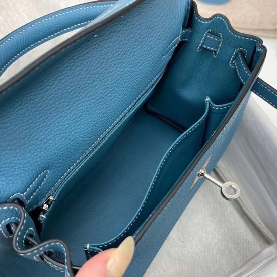 ケリー25cm トゴtogo Blue Jean ブルージーン Kelly 25cm トゴtogo 