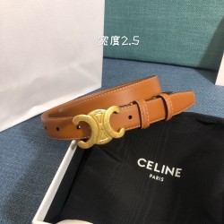 25mmセリーヌ 本革ベルト レディース celine-belt-005