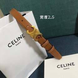 25mmセリーヌ 本革ベルト レディース celine-belt-005