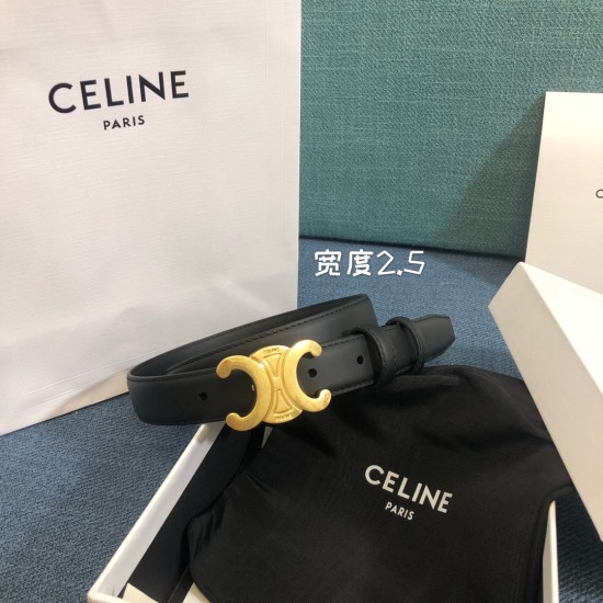 25mmセリーヌ 本革ベルト レディース celine-belt-006