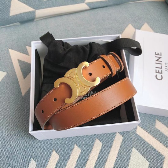 25mmセリーヌ 本革ベルト レディース celine-belt-007