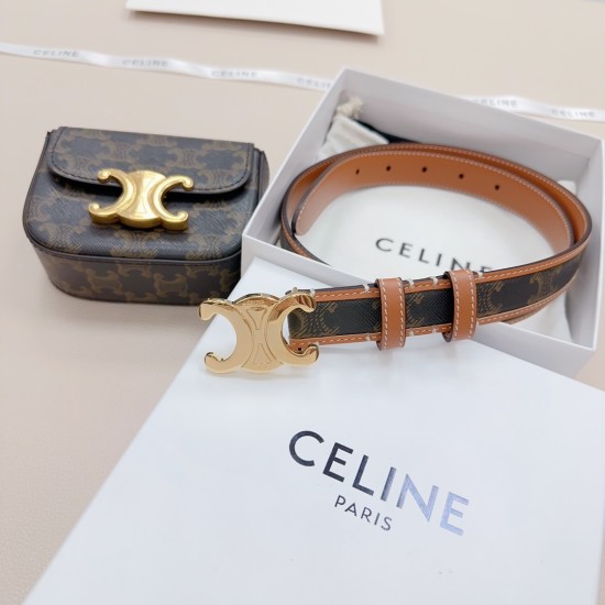 25mmセリーヌ 本革ベルト レディースceline-belt-013