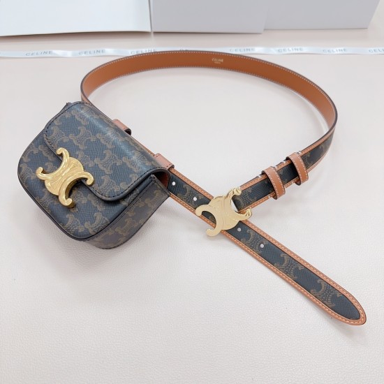 25mmセリーヌ 本革ベルト レディースceline-belt-013