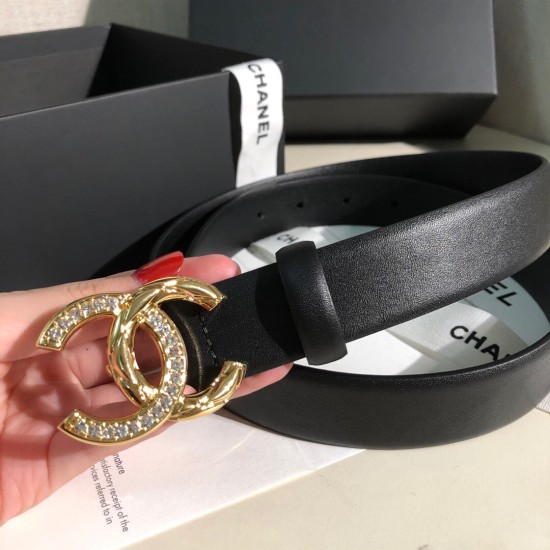 30mm シャネル本革ベルト レディースbelt-chanel-lady002