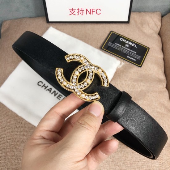 30mmシャネル本革ベルト レディースbelt-chanel-lady005