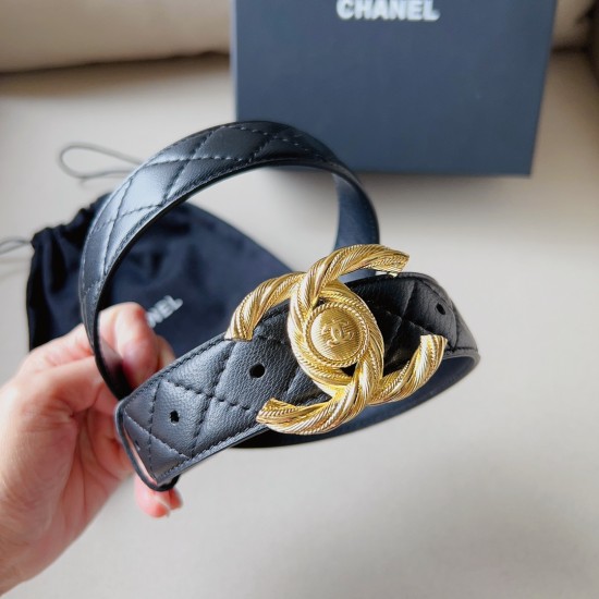 30mmシャネル本革ベルト レディースbelt-chanel-lady049