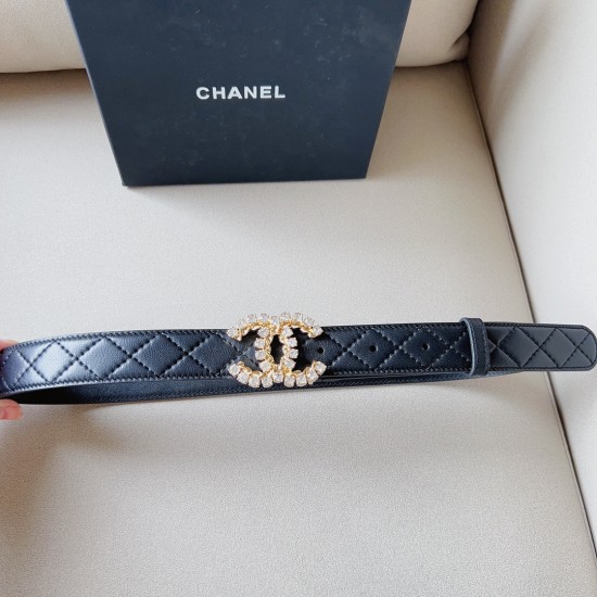 30mmシャネル本革ベルト レディースbelt-chanel-lady051