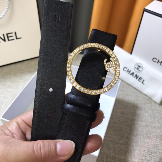 30mmシャネル本革ベルト レディースbelt-chanel-lady053