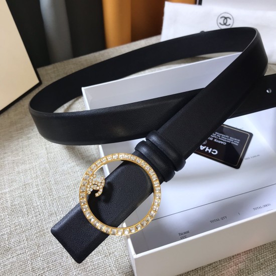 30mmシャネル本革ベルト レディースbelt-chanel-lady053