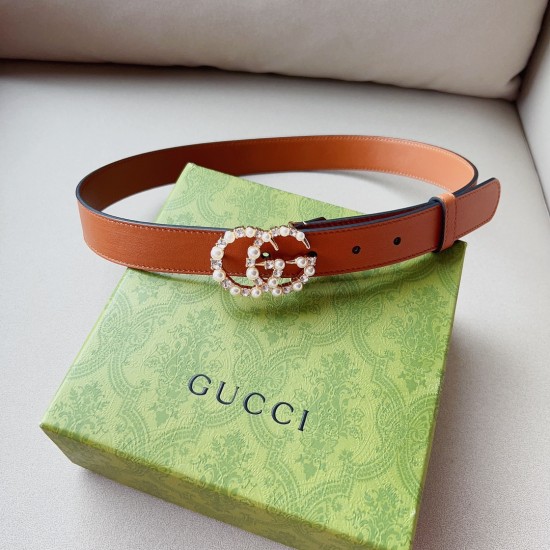 30mmグッチ 本革ベルト レディースbelt-gucci-lady039