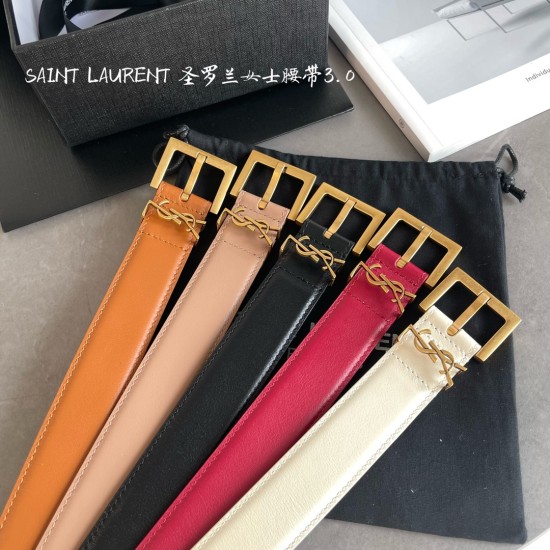 イヴサンローラン本革ベルトレディースbelt-ysl-lady004