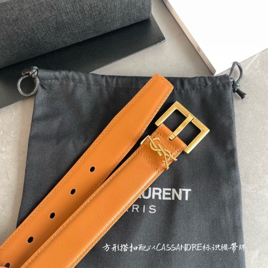 イヴサンローラン本革ベルトレディースbelt-ysl-lady007