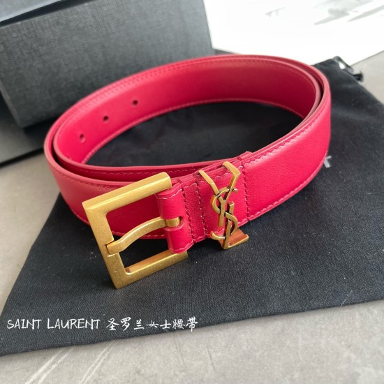 イヴサンローラン本革ベルトレディースbelt-ysl-lady008