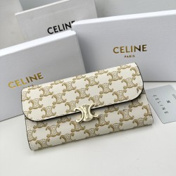 セリーヌ 財布 レディース CELINE ラウンドファスナー長財布 サイズ：19x10.5x3.5cm