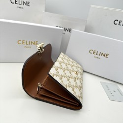 セリーヌ 財布 レディース CELINE ラウンドファスナー長財布 サイズ：19x10.5x3.5cm