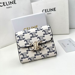 セリーヌ 財布 レディース CELINE ラウンドファスナー長財布 サイズ：11x10x5cm