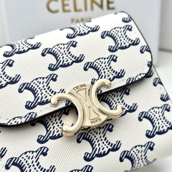 セリーヌ 財布 レディース CELINE ラウンドファスナー長財布 サイズ：11x10x5cm