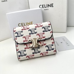 セリーヌ 財布 レディース CELINE ラウンドファスナー長財布 サイズ：11x10x5cm