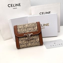 セリーヌ 財布 レディース CELINE ラウンドファスナー長財布 サイズ：11x10x5cm