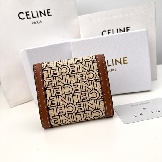 セリーヌ 財布 レディース CELINE ラウンドファスナー長財布 サイズ：11x10x5cm