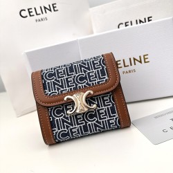 セリーヌ 財布 レディース CELINE ラウンドファスナー長財布 サイズ：11x10x5cm