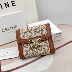 セリーヌ 財布 レディース CELINE ラウンドファスナー長財布 サイズ：10.5×9×22cm