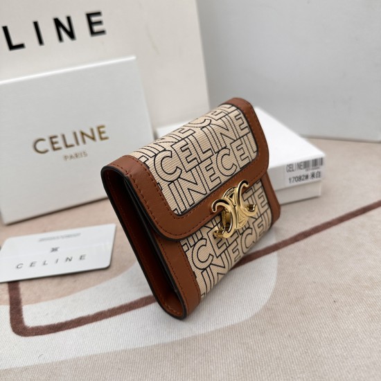 セリーヌ 財布 レディース CELINE ラウンドファスナー長財布 サイズ：10.5×9×22cm