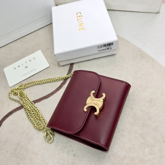 セリーヌ 財布 レディース CELINE ラウンドファスナー長財布 サイズ：10.5 X 9cm