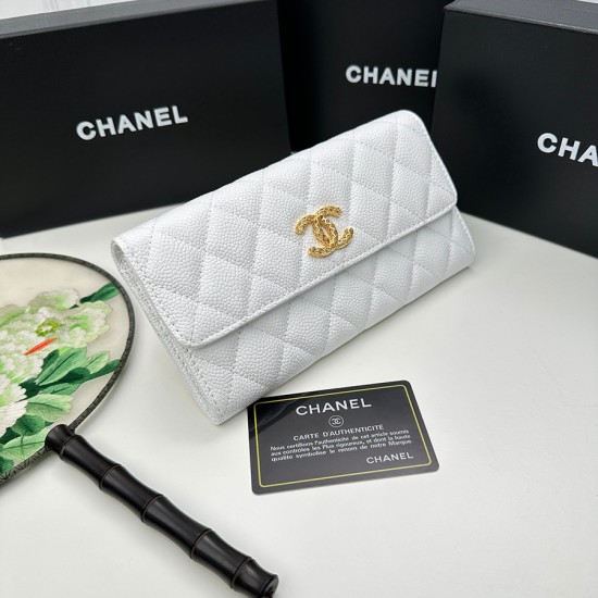 50087#Chanelシャネル 財布 サイズ：19x10cm