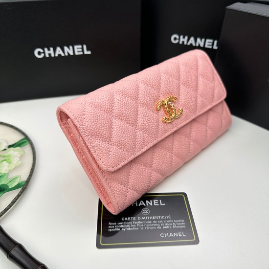 50087#Chanelシャネル 財布 サイズ：19x10cm