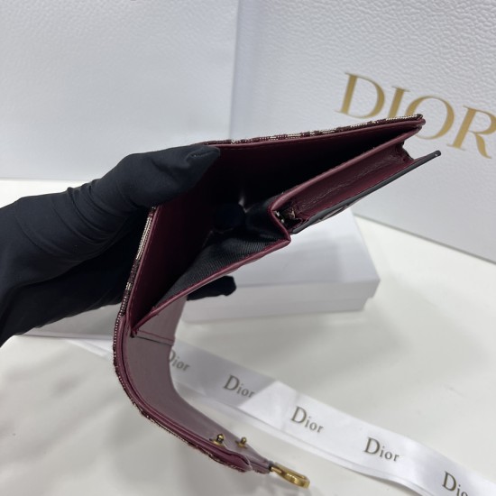 Dior 2381クリスチャンディオール財布  サイズ：11x10x2cm