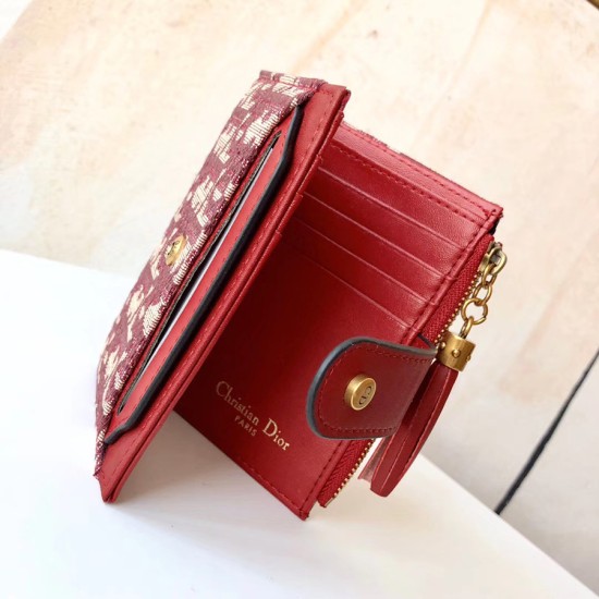 Dior 705クリスチャンディオール財布  サイズ：12x9x1.5cm