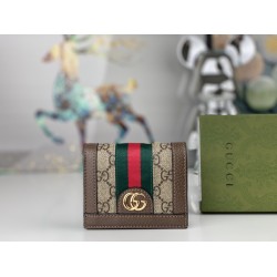 523155  gucci·leatherグッチ財布サイズ：11cmx8.5cmx2.5cm