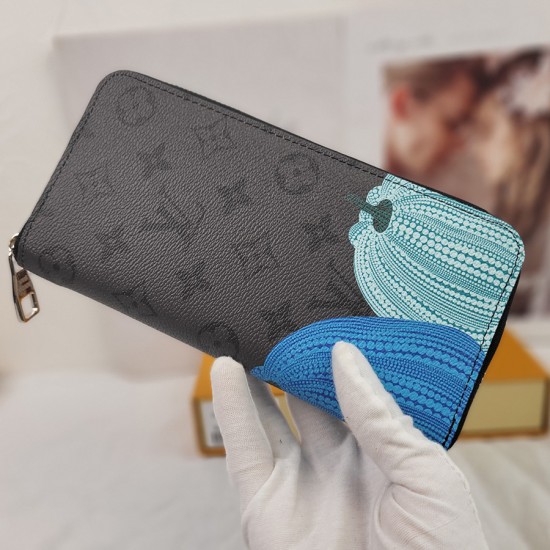 LV x YK   Monogram Eclipse Reverse ヴィトン財布10xx20x2cm