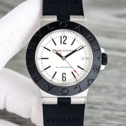 BVLGARI ブルガリ腕時計 Aluminium メンズ全自動腕時計 表壳ケース径40mm 10ATM防水