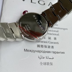 ブルガリ腕時計（BVLGARI）LVCEA シリーズ原装スイスムーブメント表壳ケース径28mm サファイア水晶ガラス精鋼時計ケース 18 Kローズゴールド