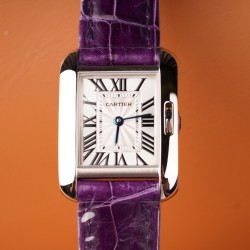 カルティアCartier W5200003/W5200005  TANK-SOLO 34.8mmX27.4mm/ 31mmX24.4mm カップルウォッチ