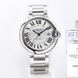 カルティアCartier  BallonBleu V6 Factory 振動数（回/時）: 28800 42MM cal.1847ムーブメント 多機能メンズ腕時計