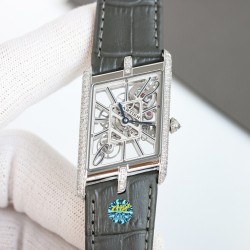 カルティア Cartier 47.15 x 26.2mm 4S20機械ムーブメント 表壳厚さ：7.82mm