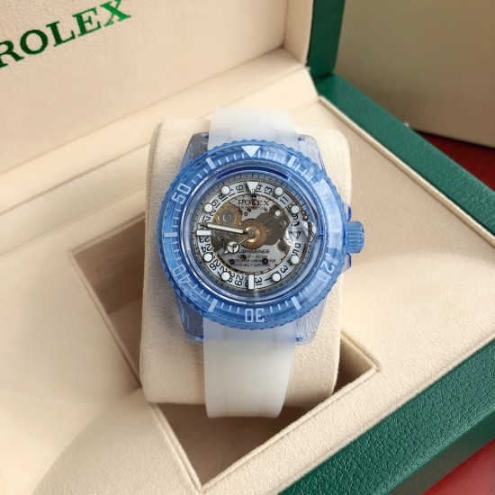 ロレックス ROLEX  耐摩耗天然輸入ゴムバンド サファイアの鏡面 