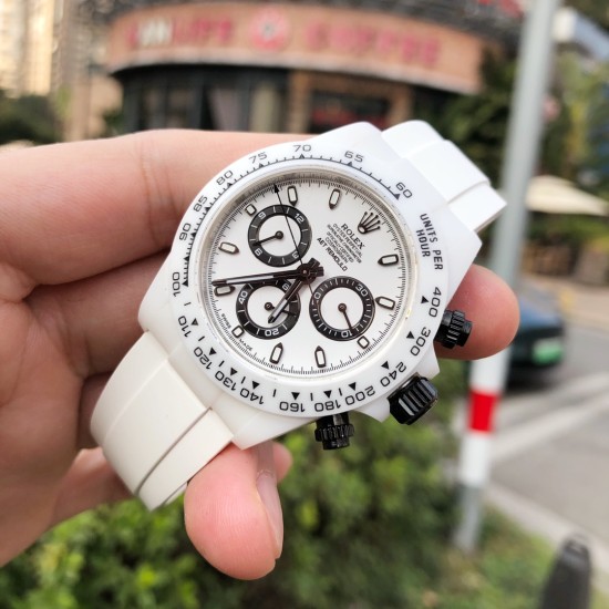 TW FACTORY ROLEXロレックス AET x ROLEX x Picasso Crossover Cal. 7750 ケース径：40X13.耐摩耗天然輸入ゴムバンド